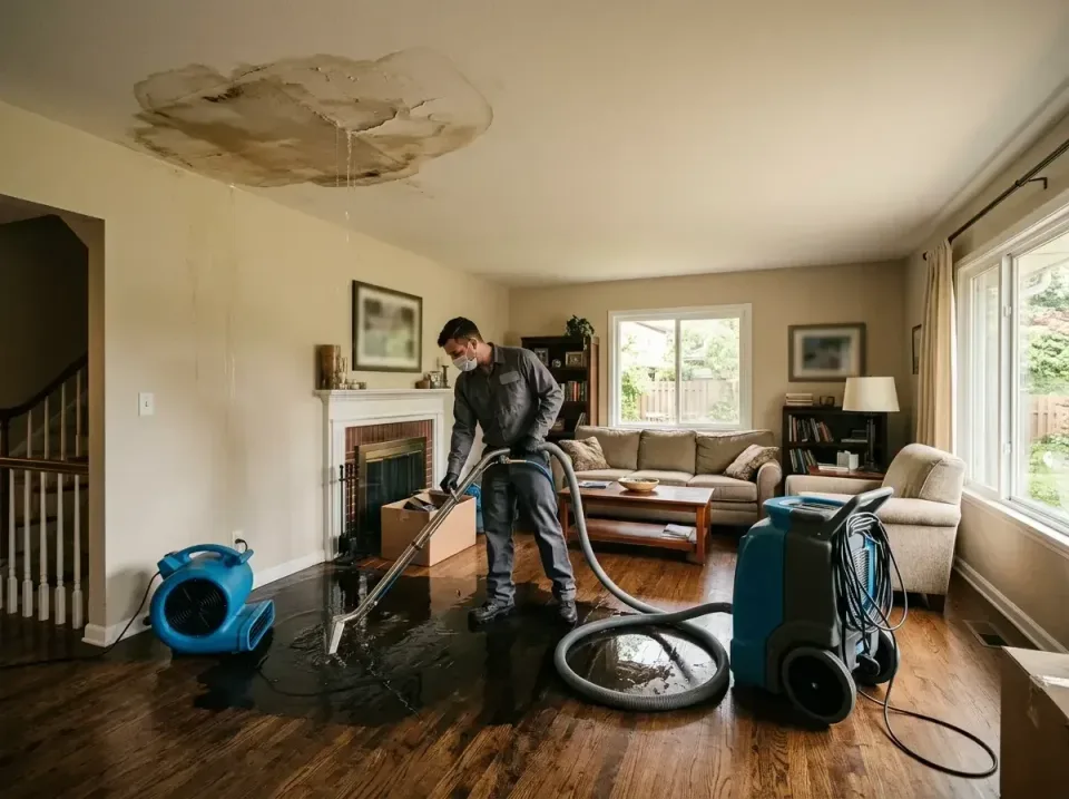 attic-pipe-burst-ceiling-drip-008 — frequently asked questions, Water Damage Restoration & Carpet Care in Elkridge, MD